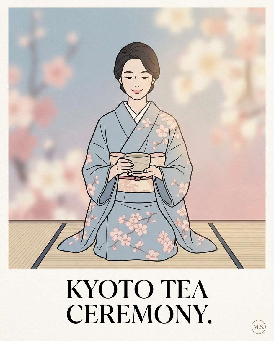 tea ceremony moment photo