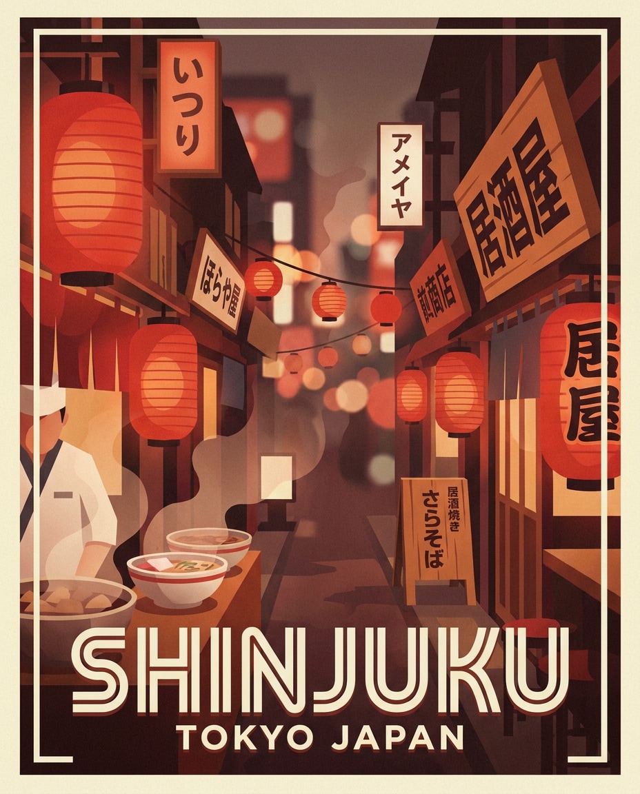 shinjuku alley izakaya photo