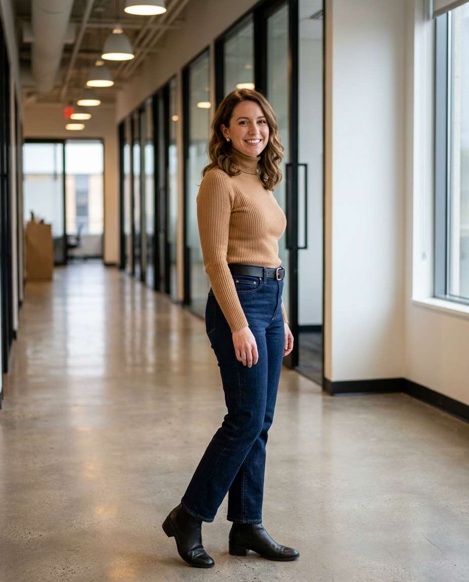 office casual knit photo