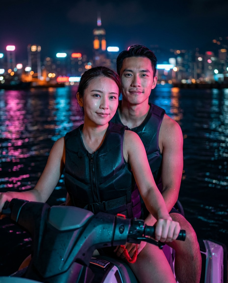 night harbor neon photo