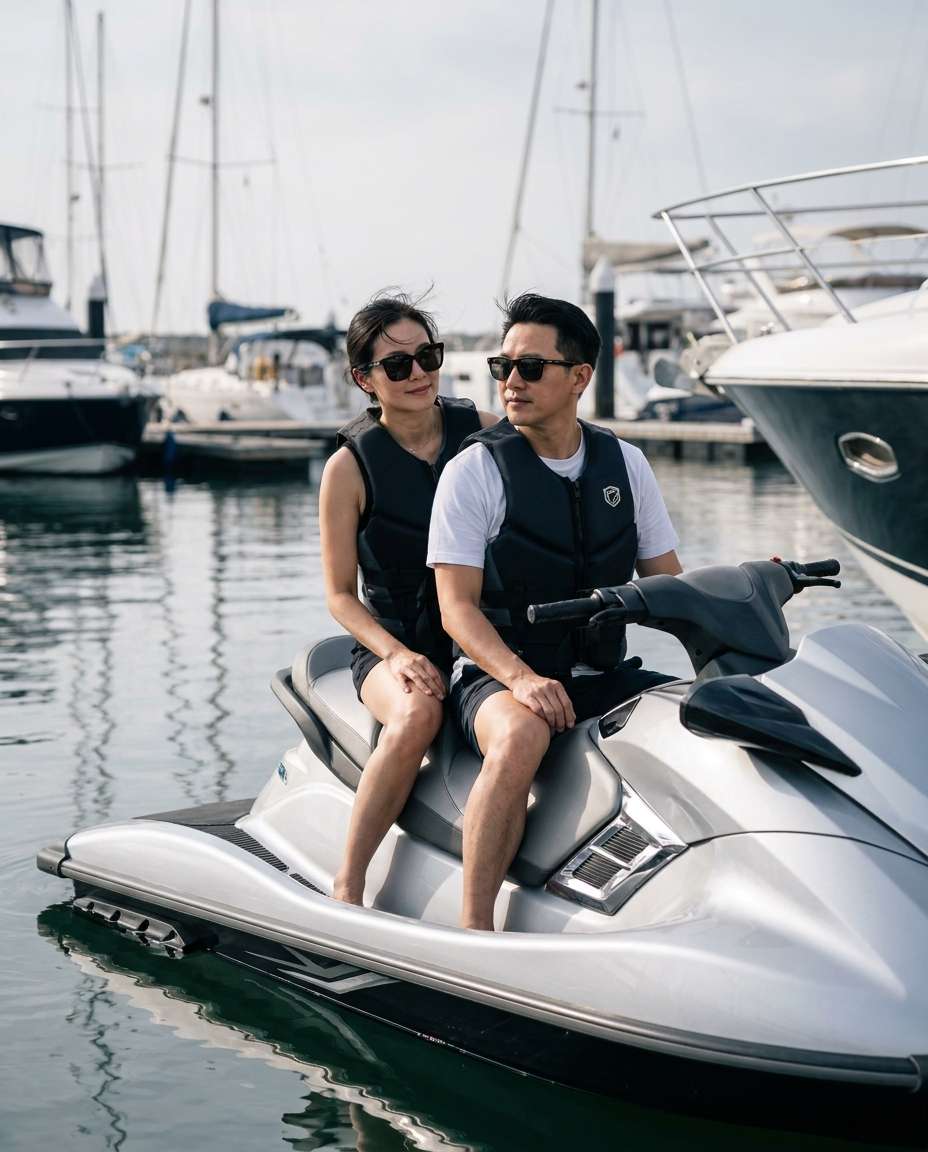 luxury marina start photo