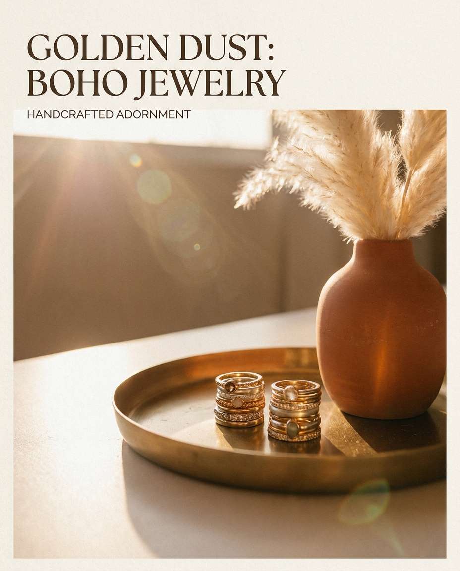boho pampas accent photo