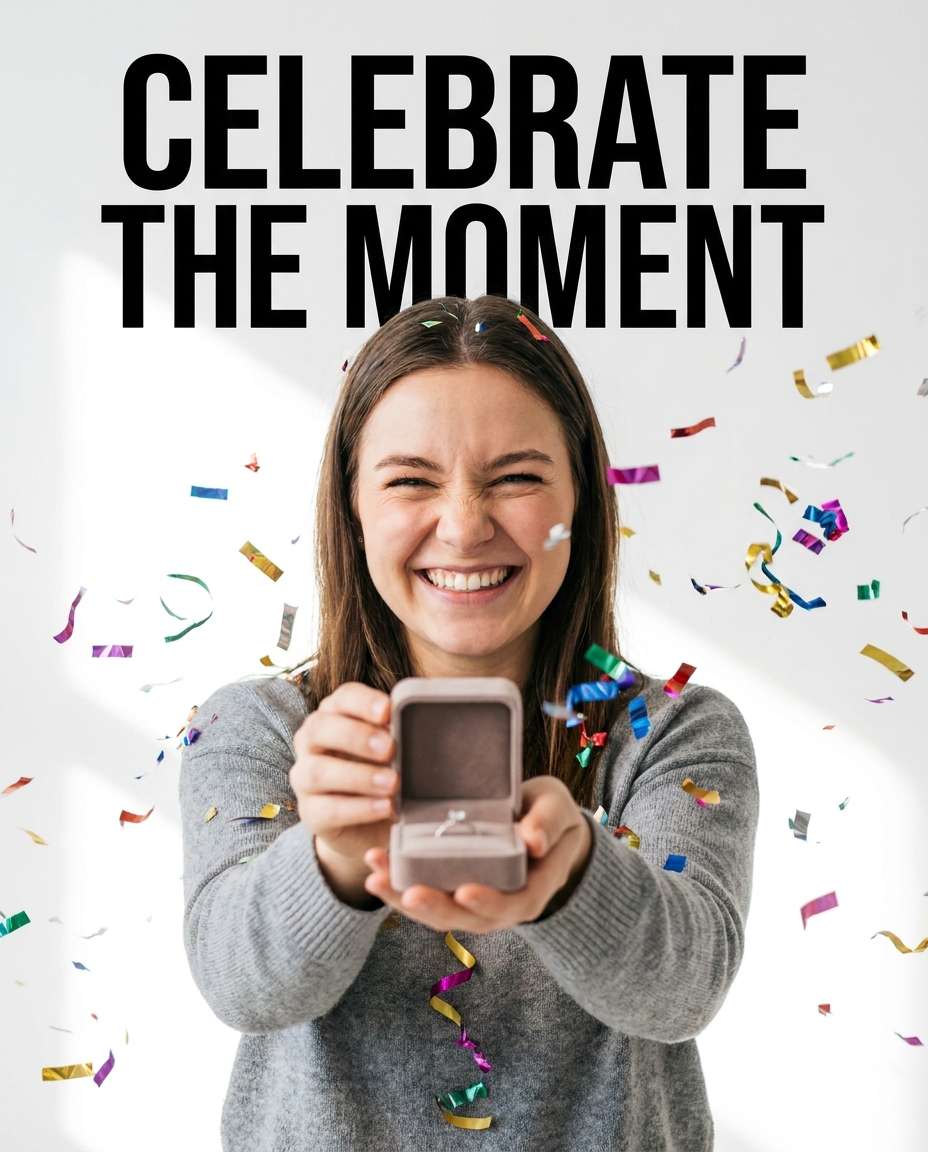 confetti gift drop photo