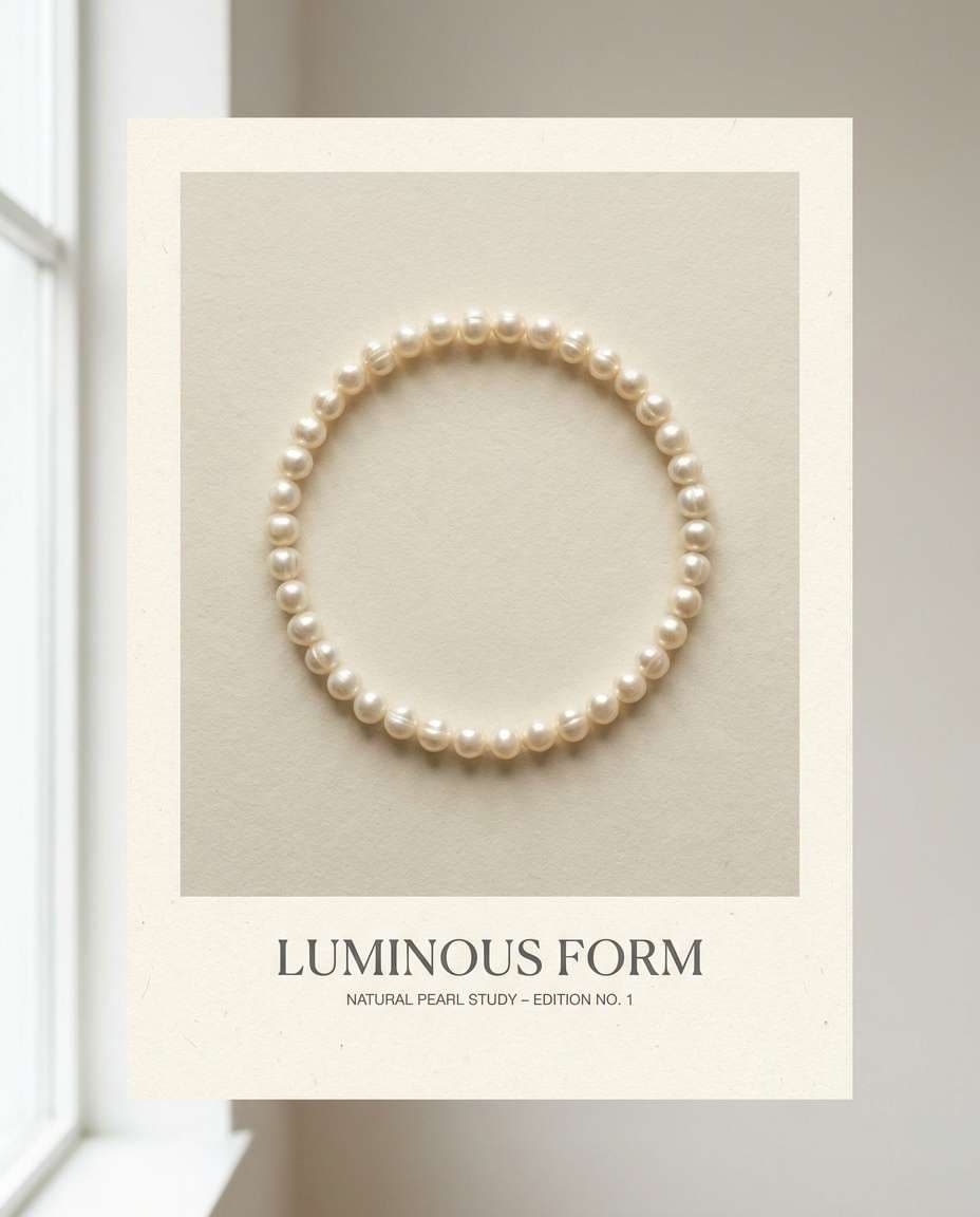 pearl minimal type photo
