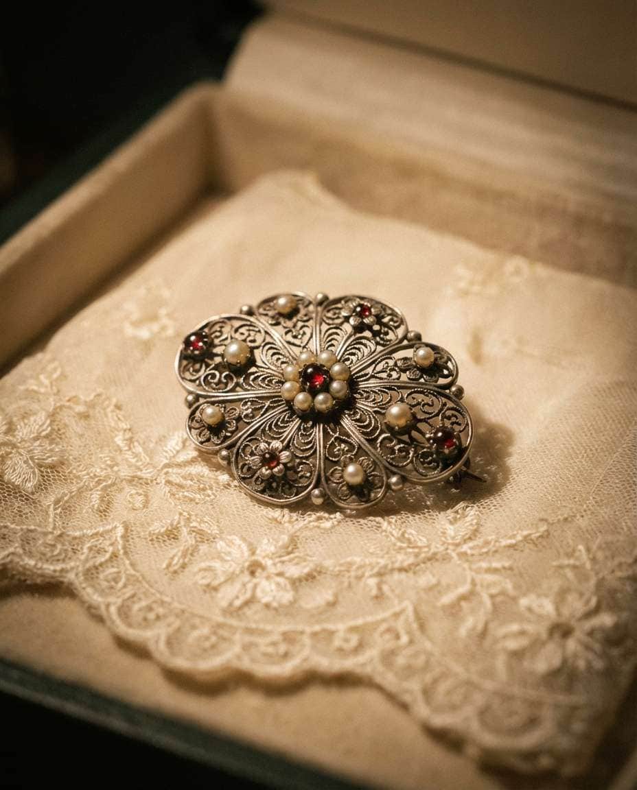 vintage heirloom lace photo