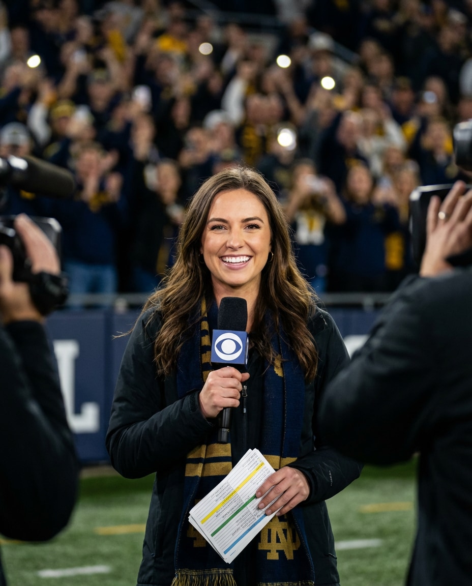 sports sideline reporter photo