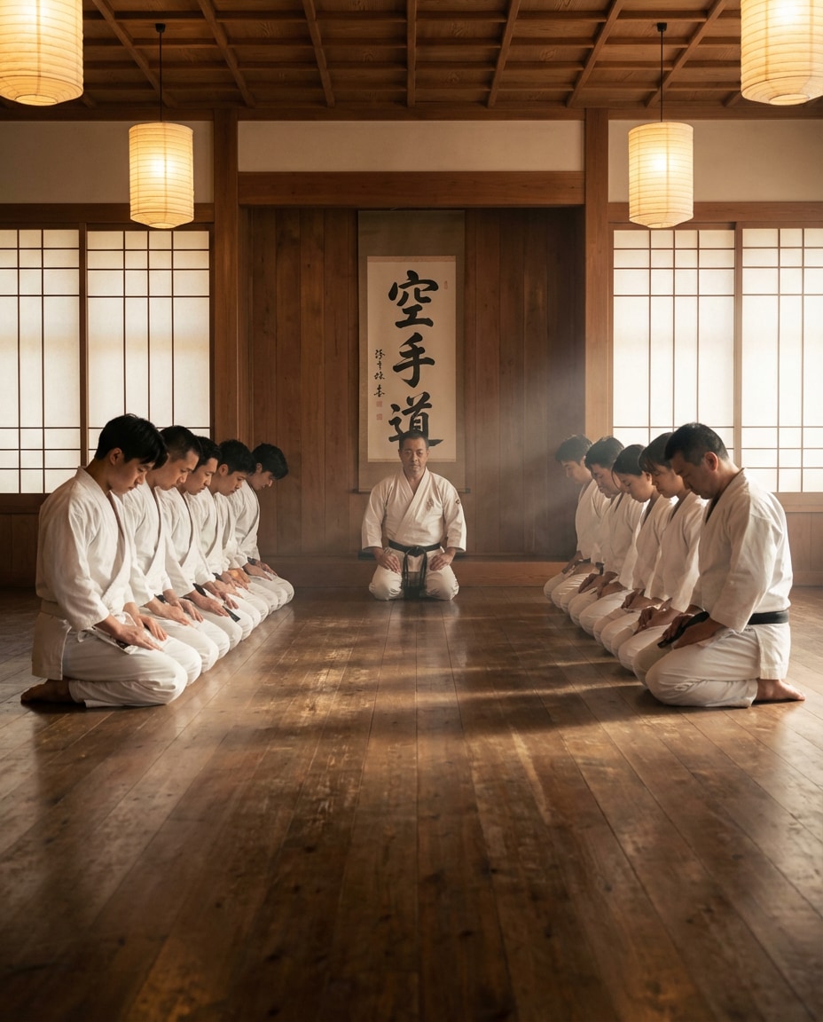 traditional dojo ceremony photo