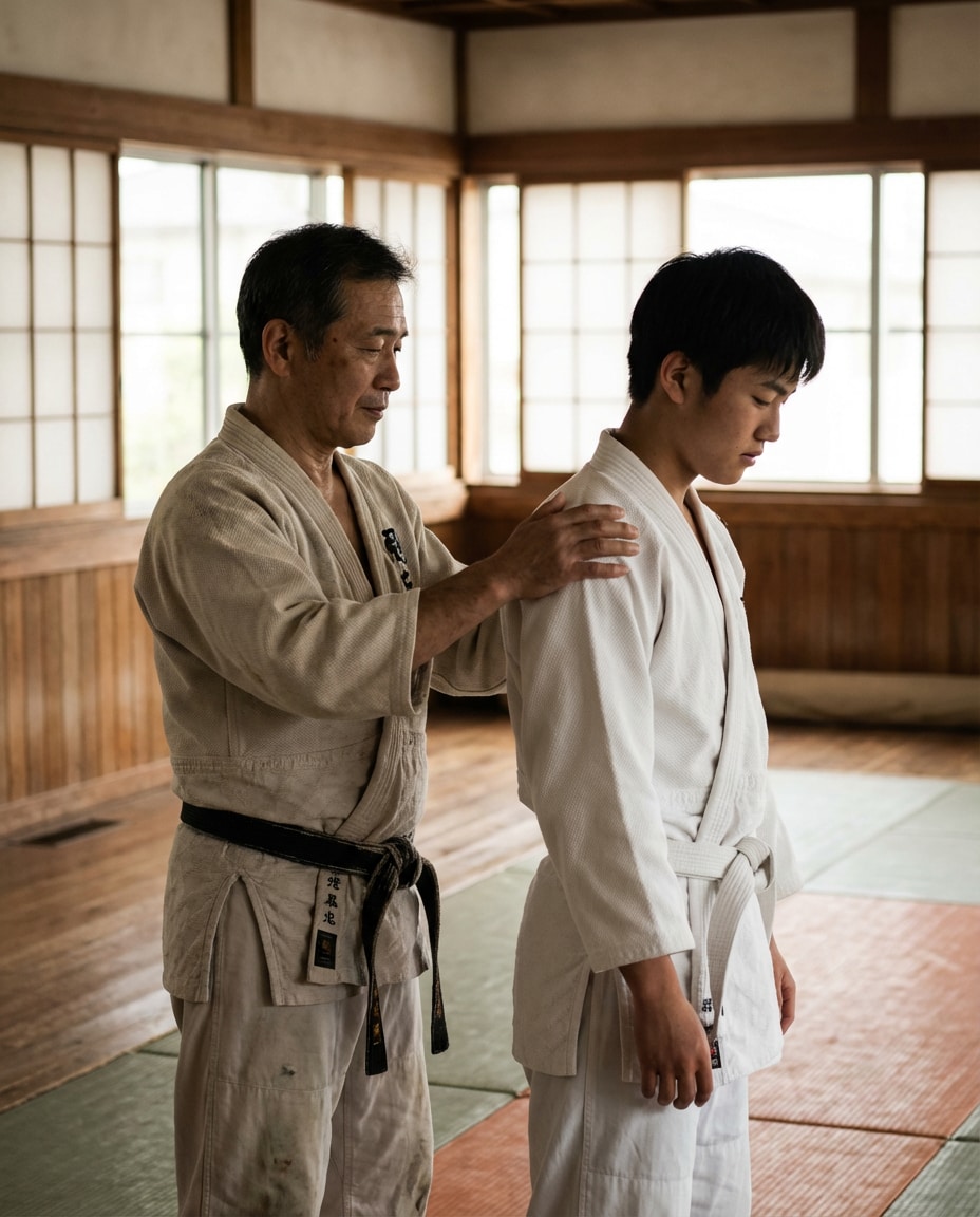 sensei coaching close photo