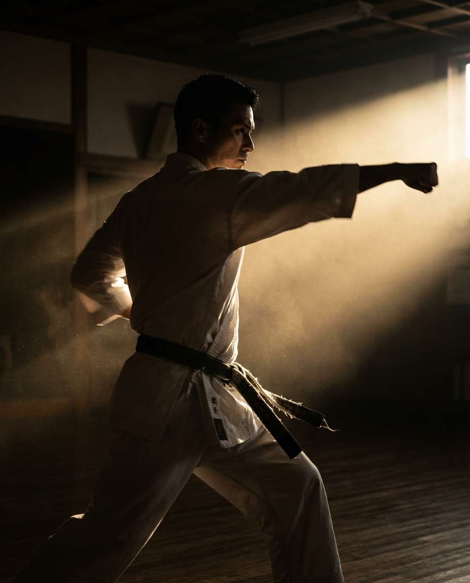 backlit dust particles photo