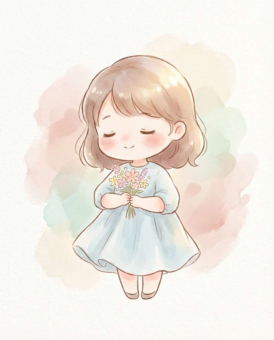 soft watercolor photo