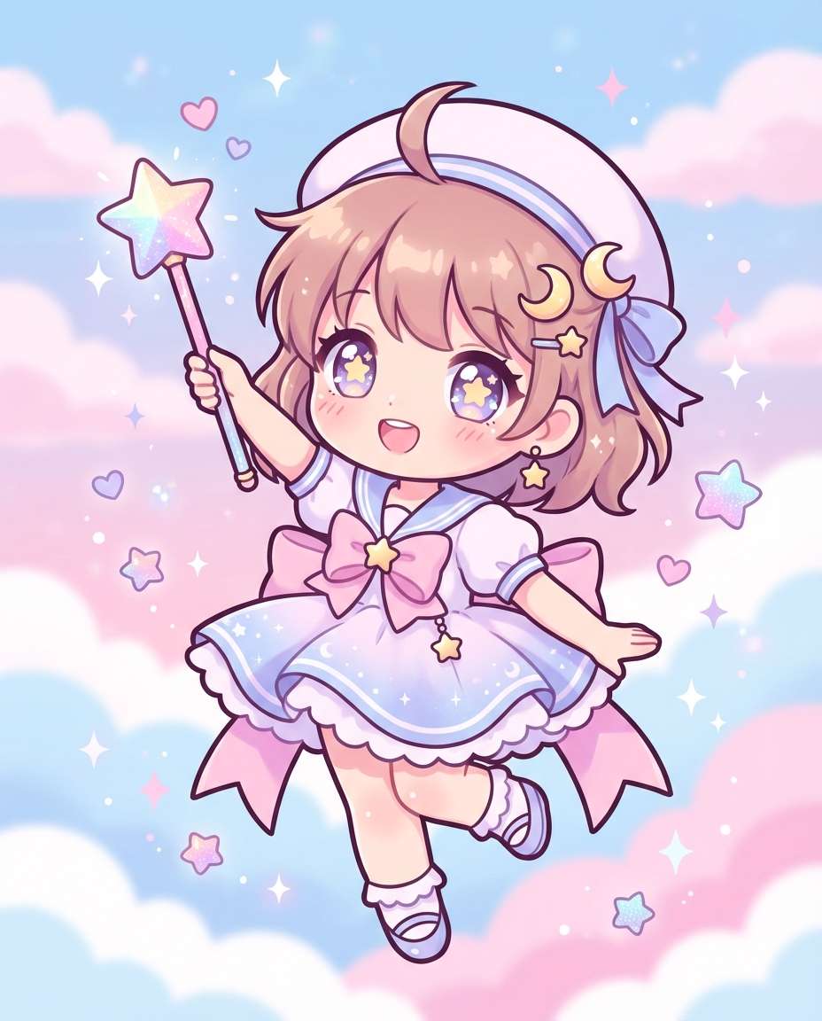 magical girl glow photo