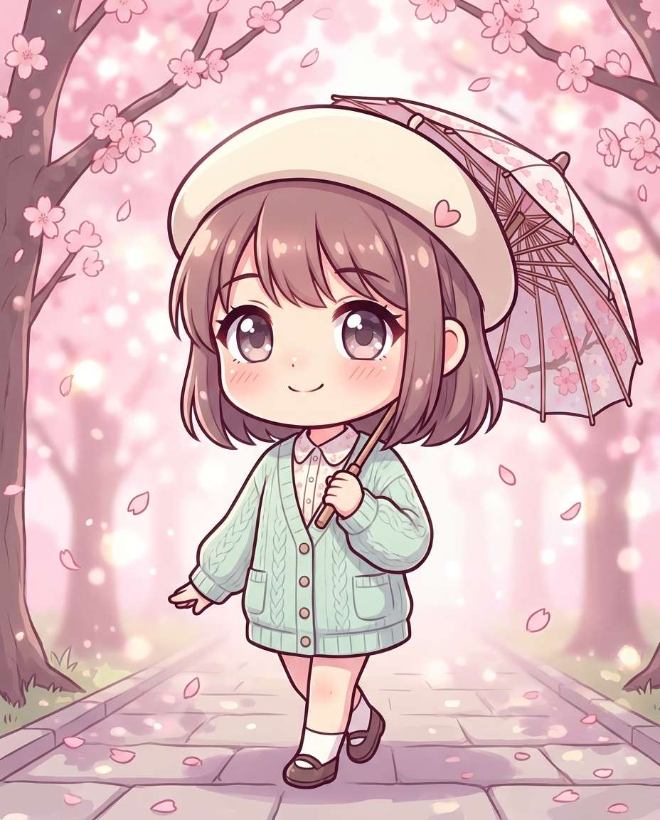 cherry blossom walk photo