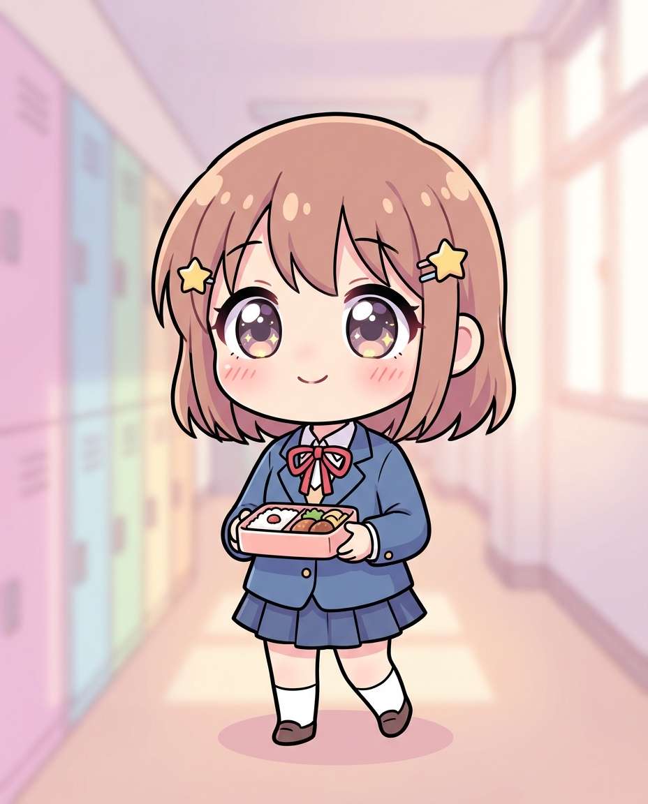 school uniform sweet photo