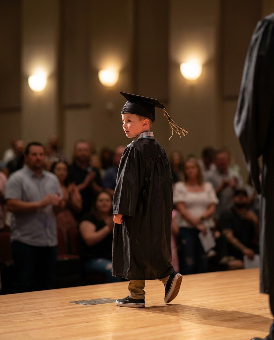 stage walk candid photo