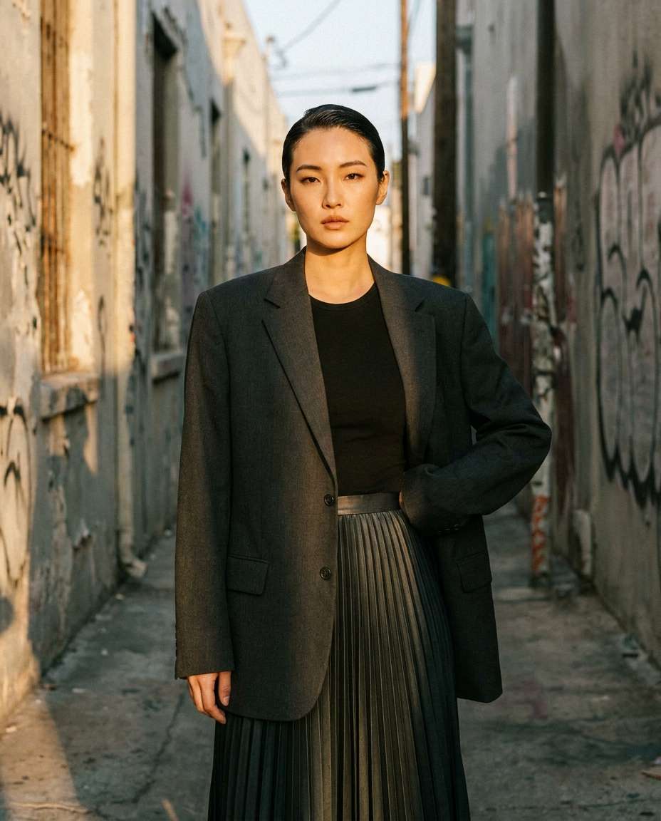 street fashion editorial photo