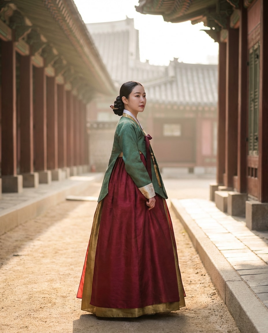 hanbok courtyard photo