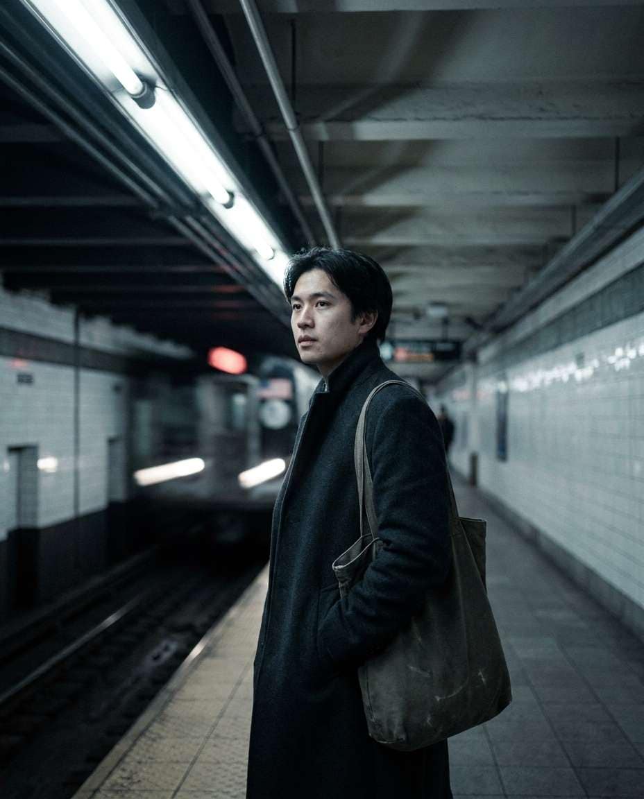 subway platform shot photo