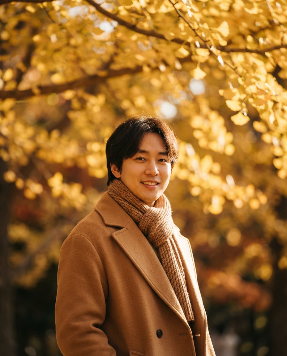 autumn gingko walk photo