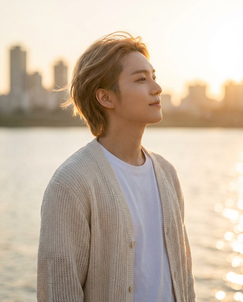 han river sunset photo