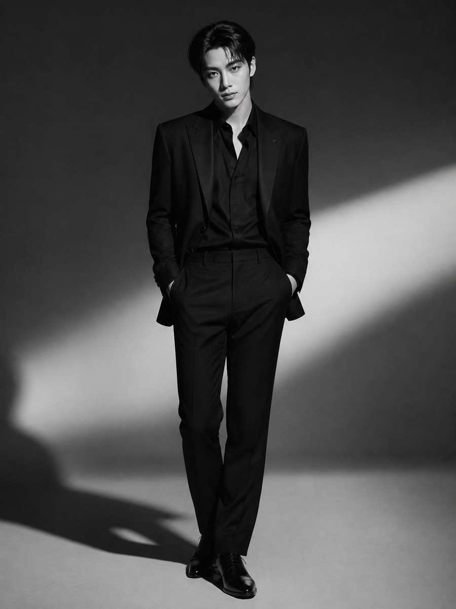 Monochrome Fashion Film Mood photo