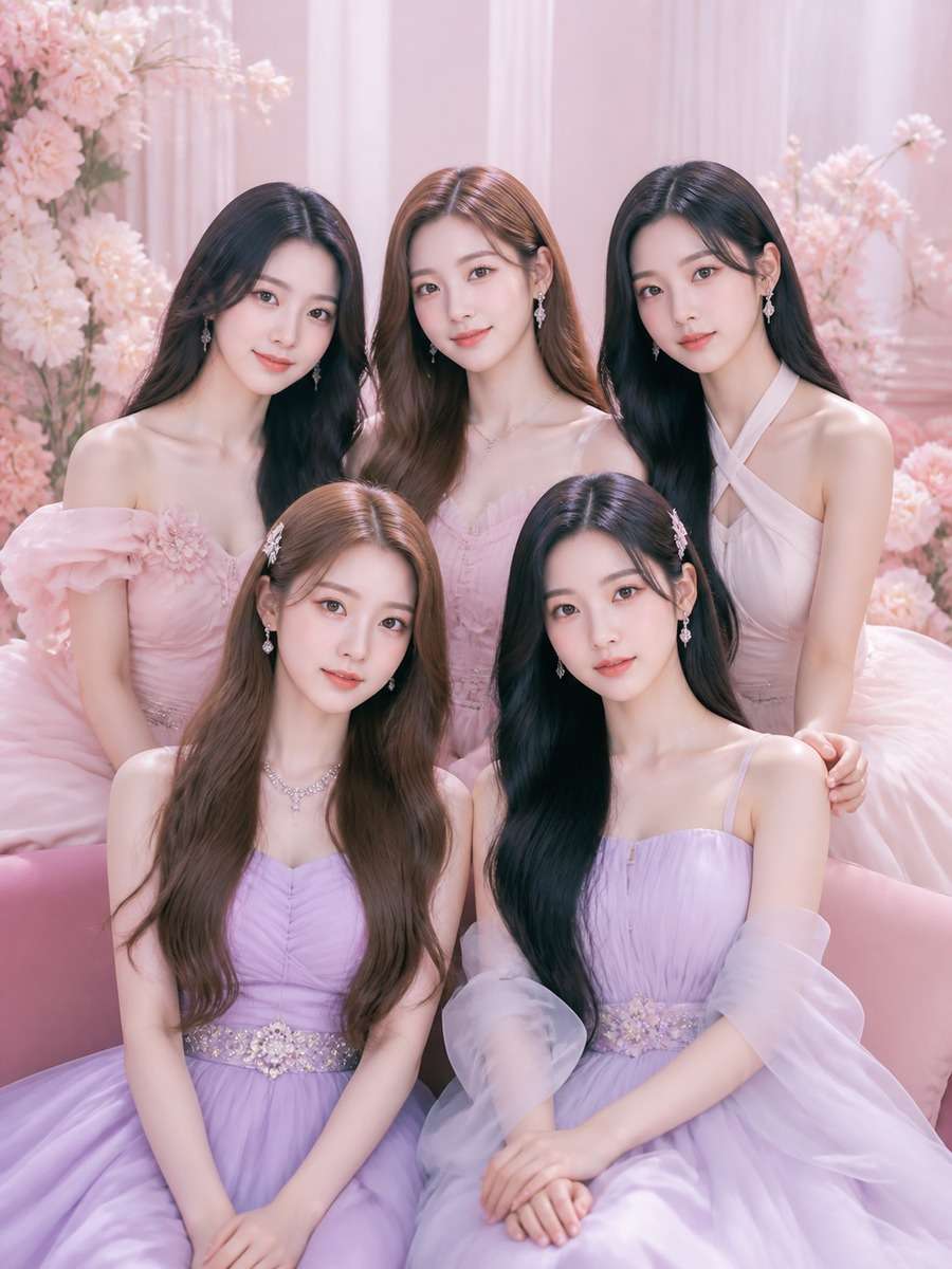 Elegant Girl Group Visual Style photo