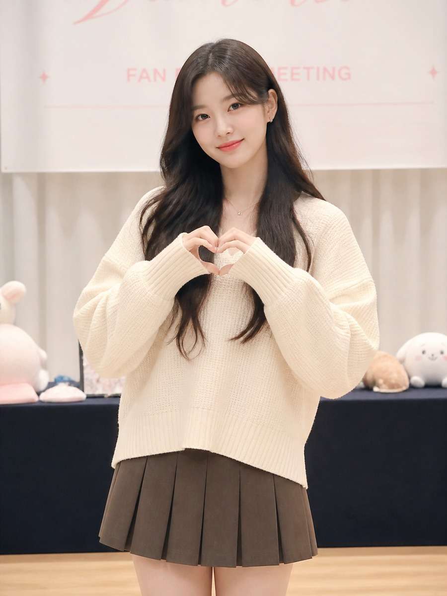 Fan Meeting Polaroid-Inspired Portrait photo