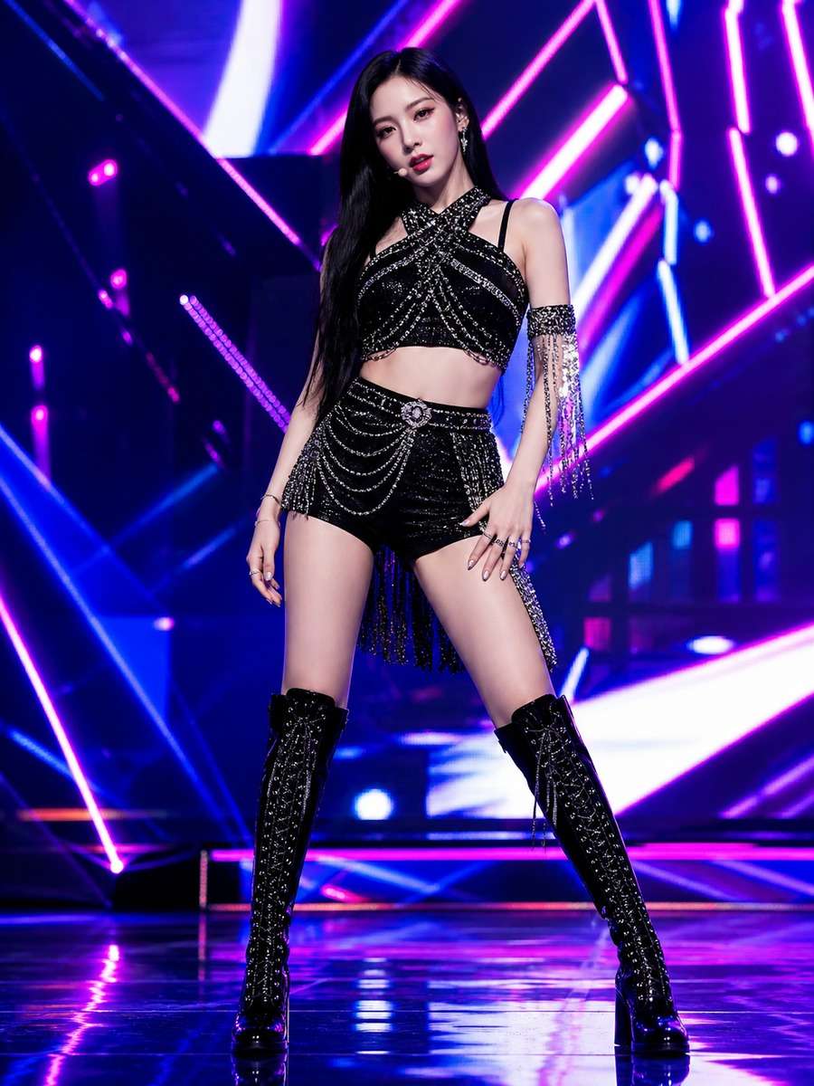Neon Stage Performance Edit photo