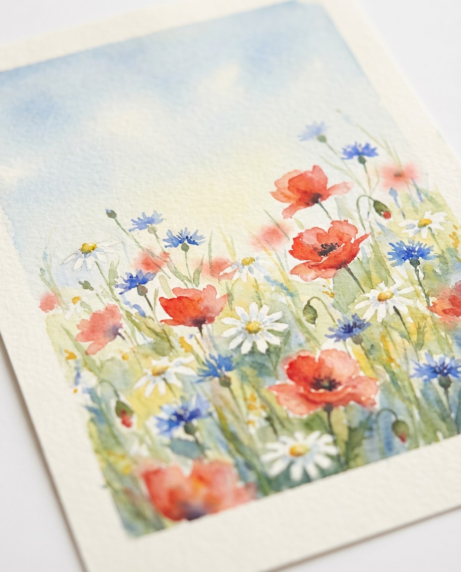 wildflower meadow photo