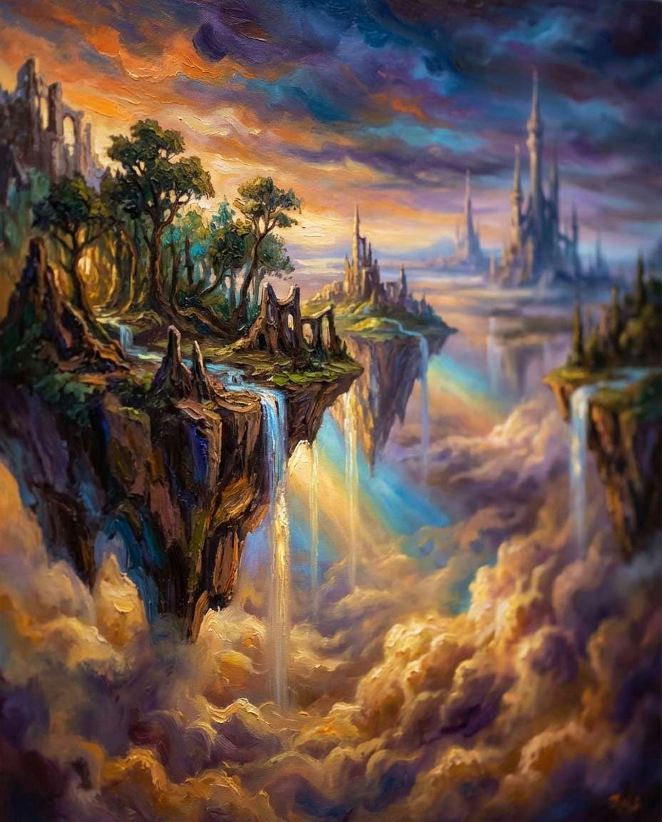 fantasy floating isles photo