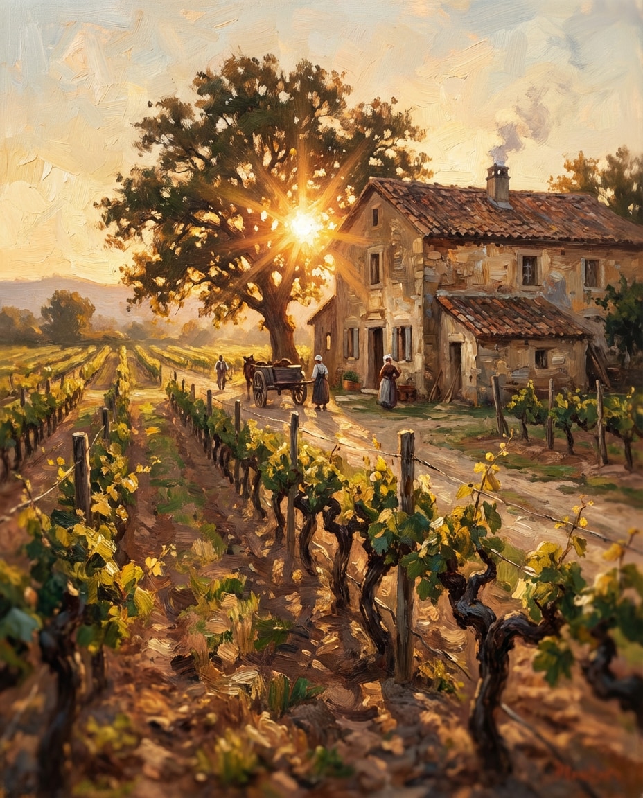 old world vineyard photo