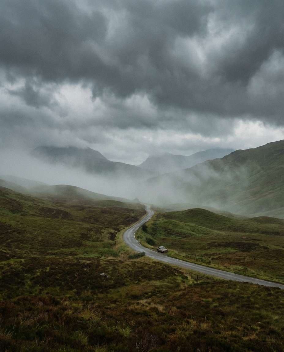 scottish highlands moody photo