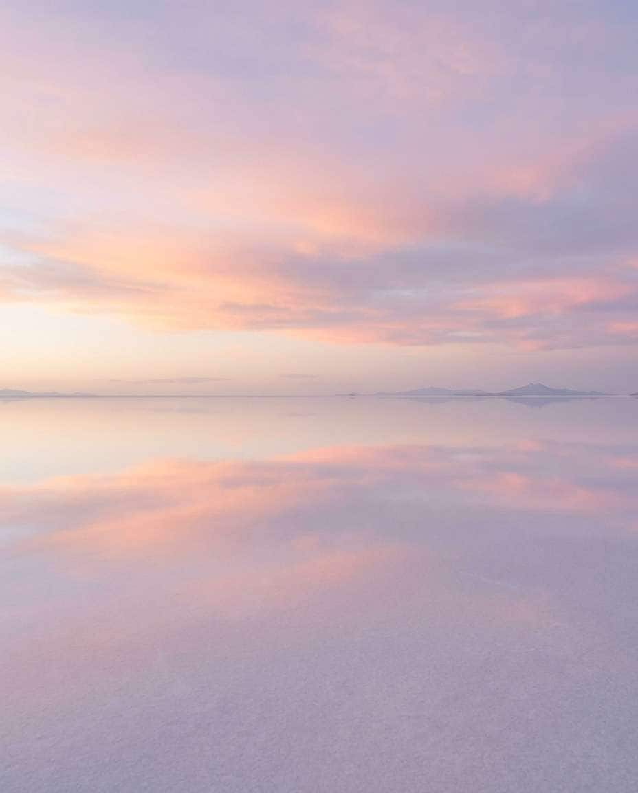 salt flats mirror photo