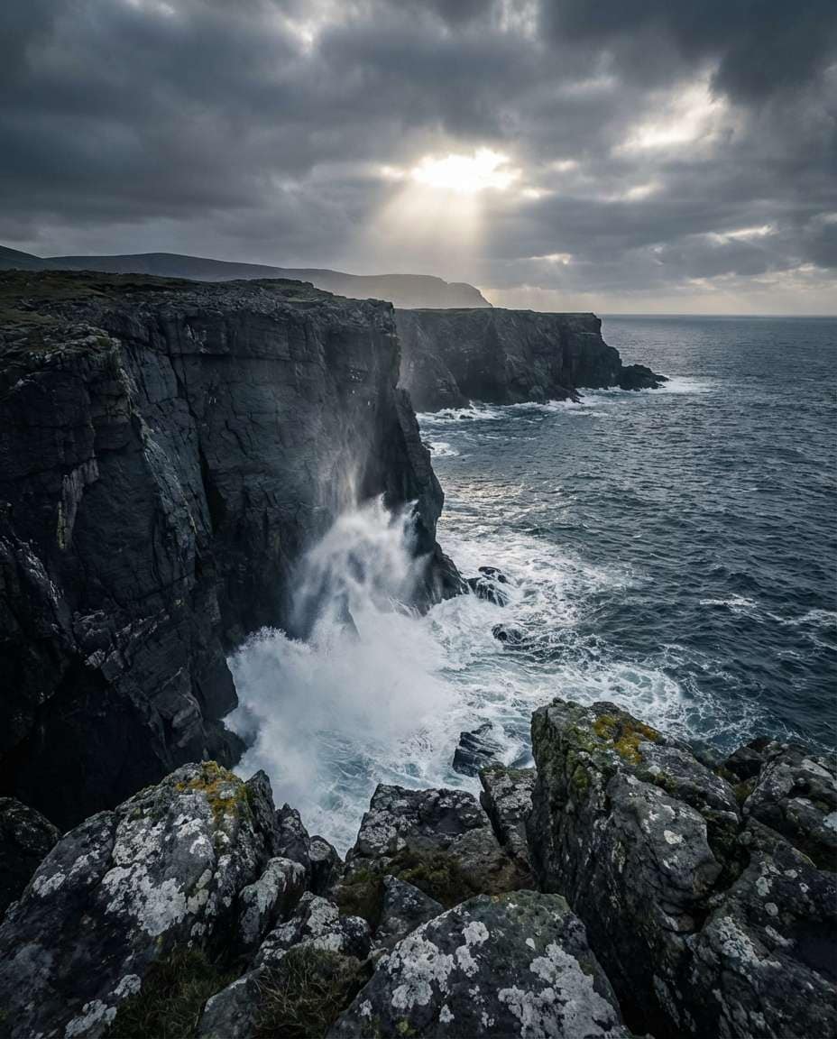 coastal cliff drama photo