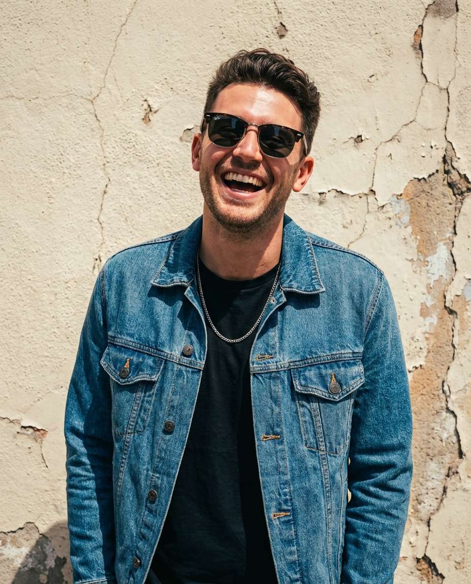 denim jacket cackle photo