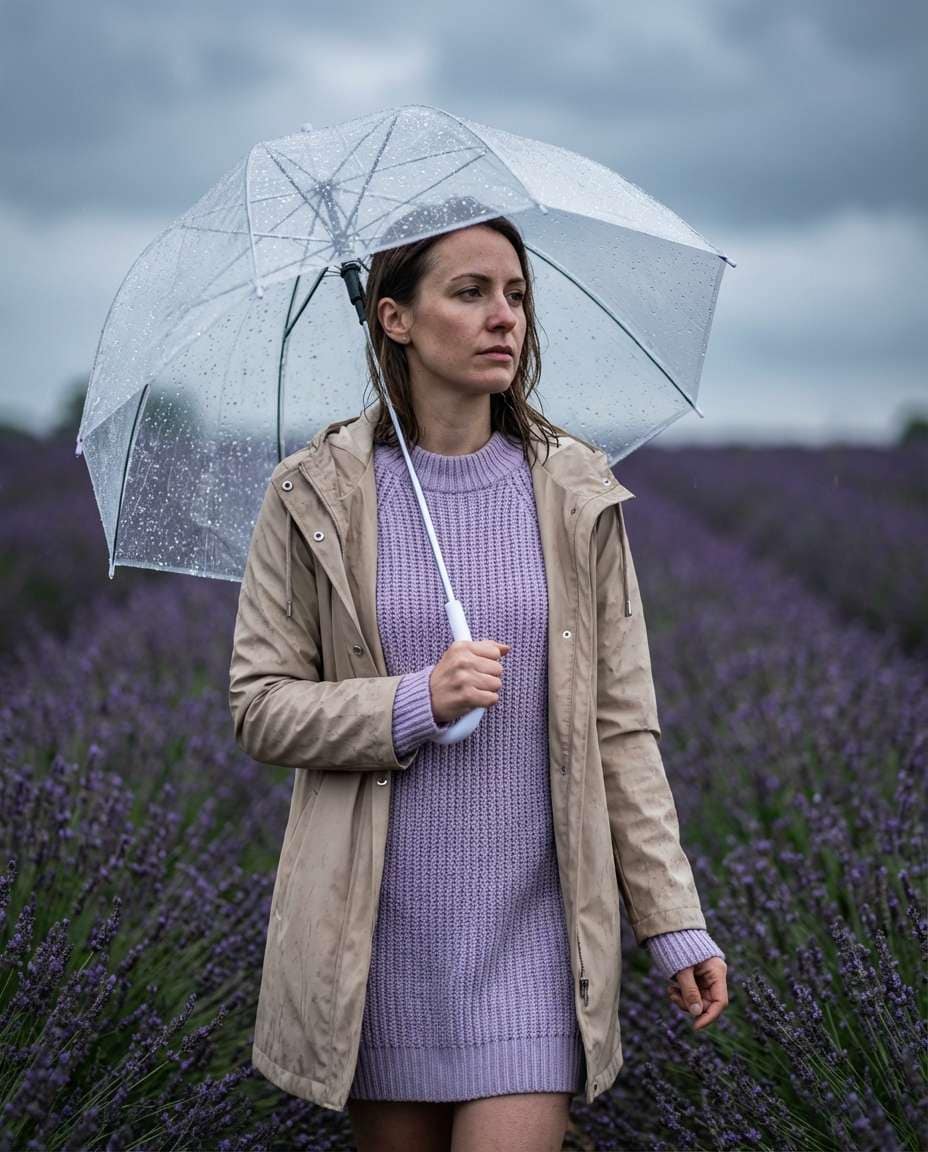 rainy umbrella photo