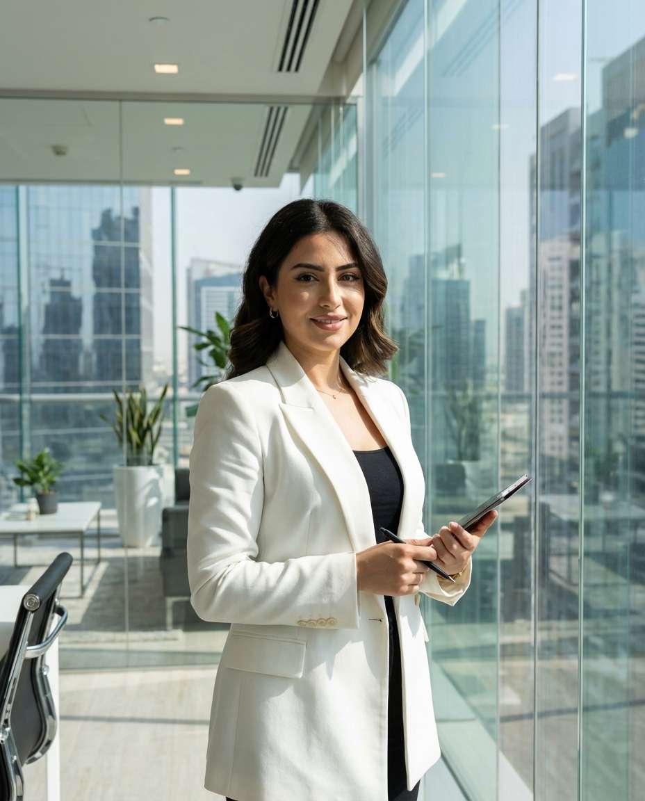 modern glass office photo