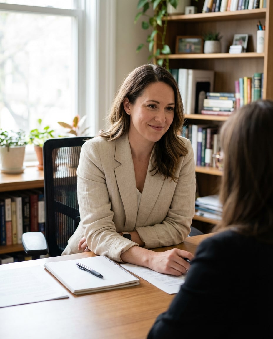 warm client consultation photo