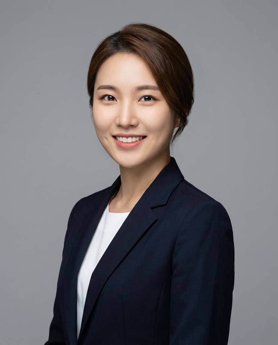 minimal studio headshot photo