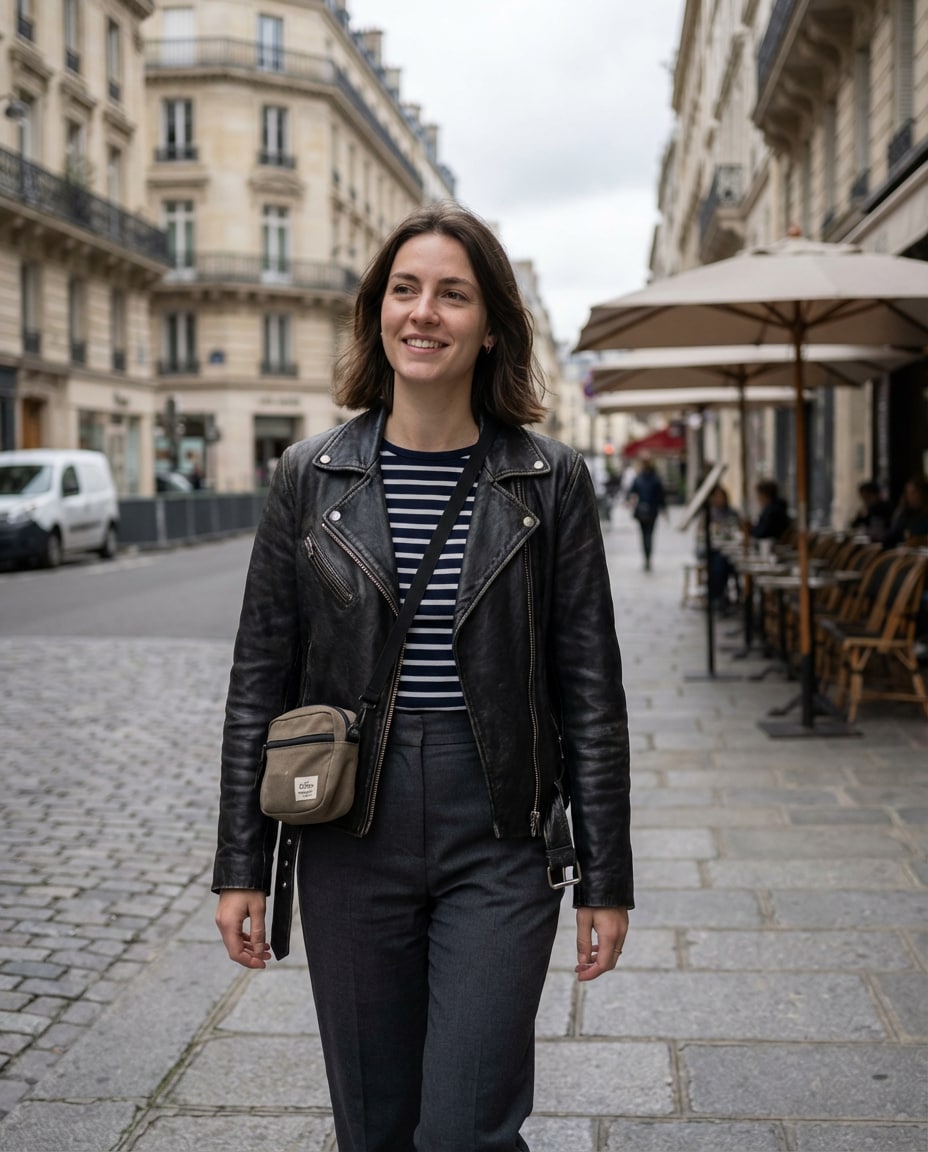 parisian sidewalk photo