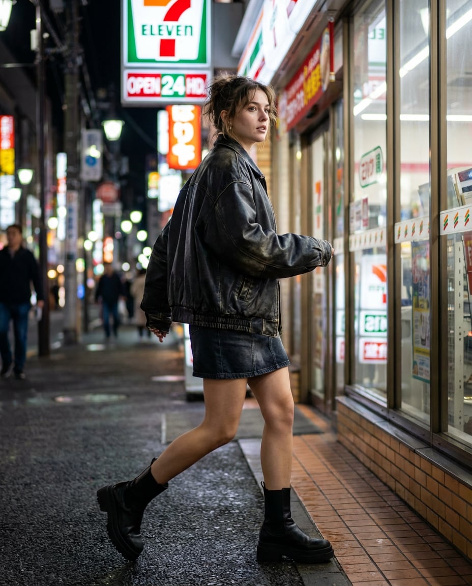 oversized street bomber photo