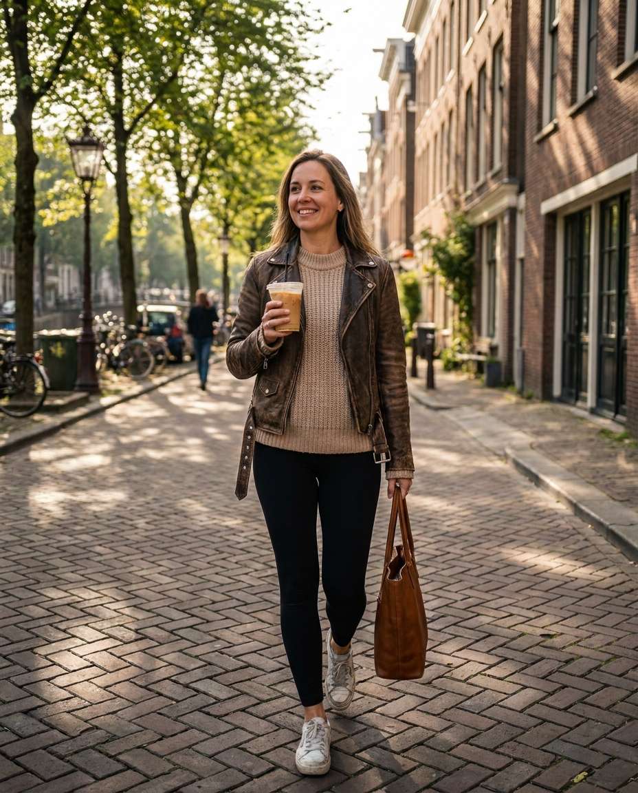 coffee run casual photo