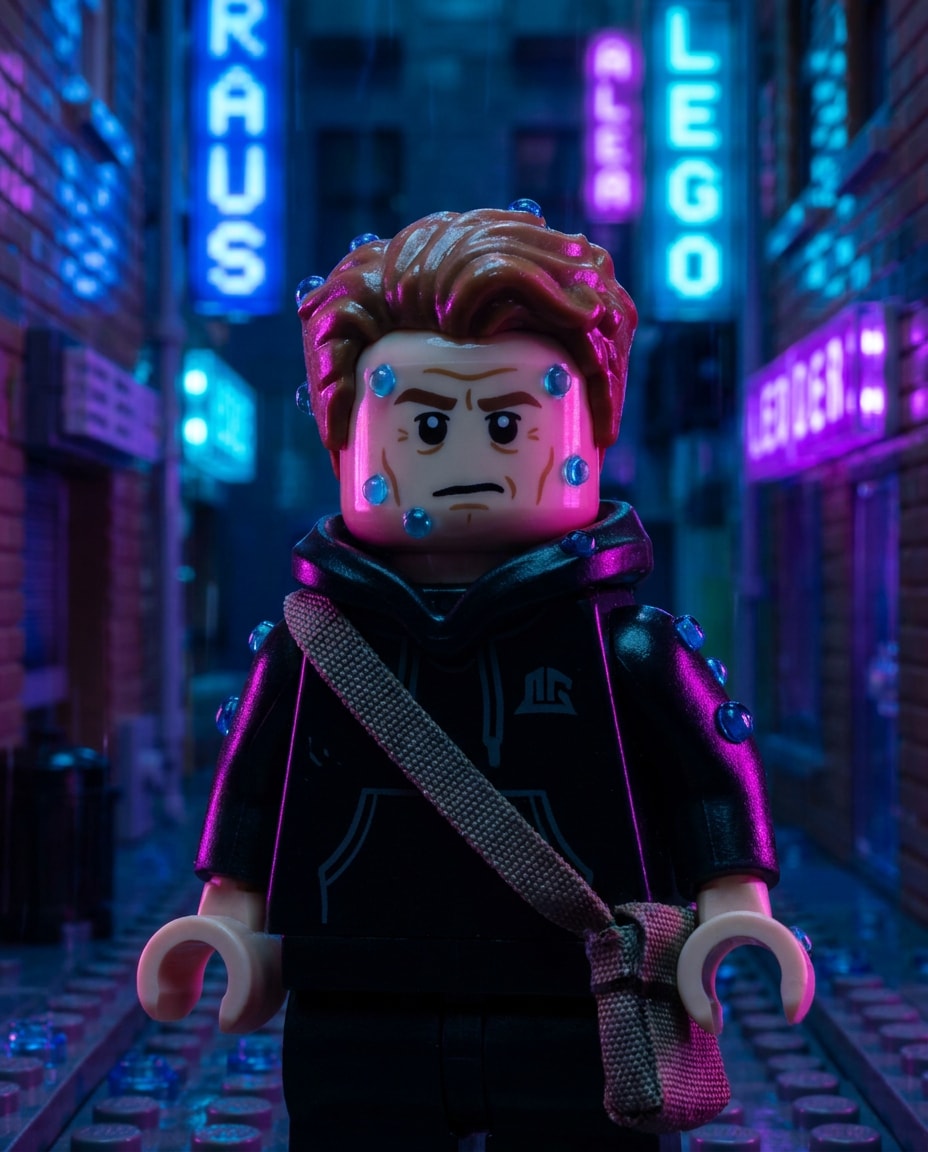 neon street night photo
