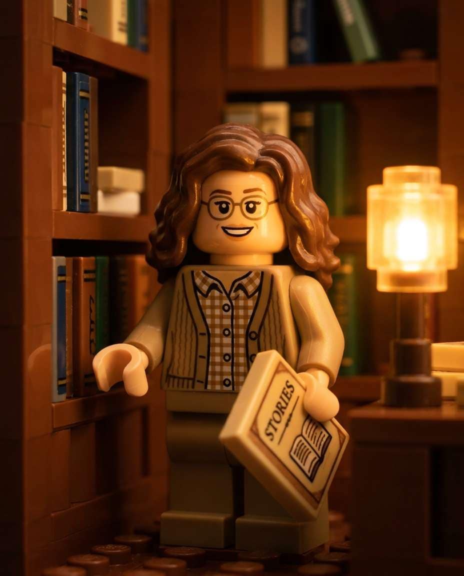 cozy library scholar photo