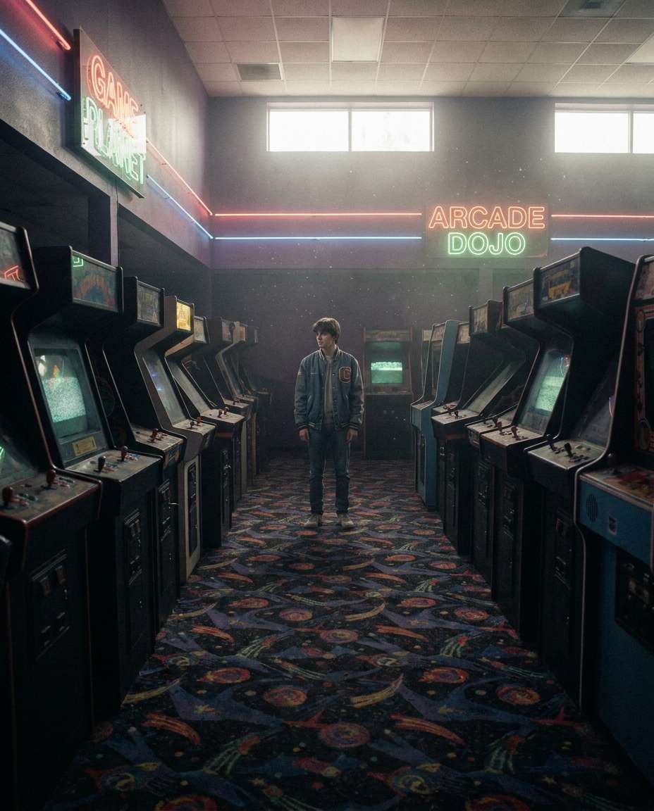 arcade lights off photo