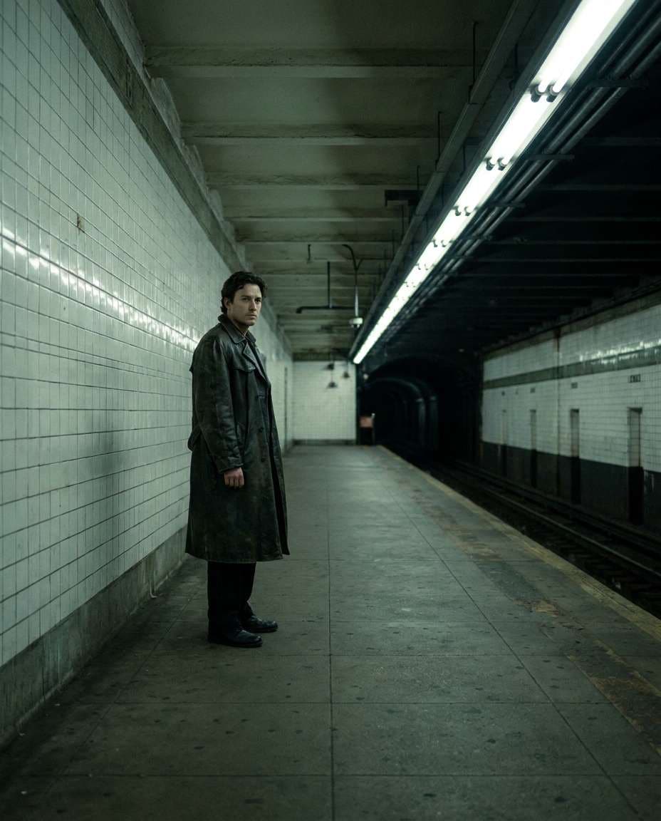 subway platform silence photo