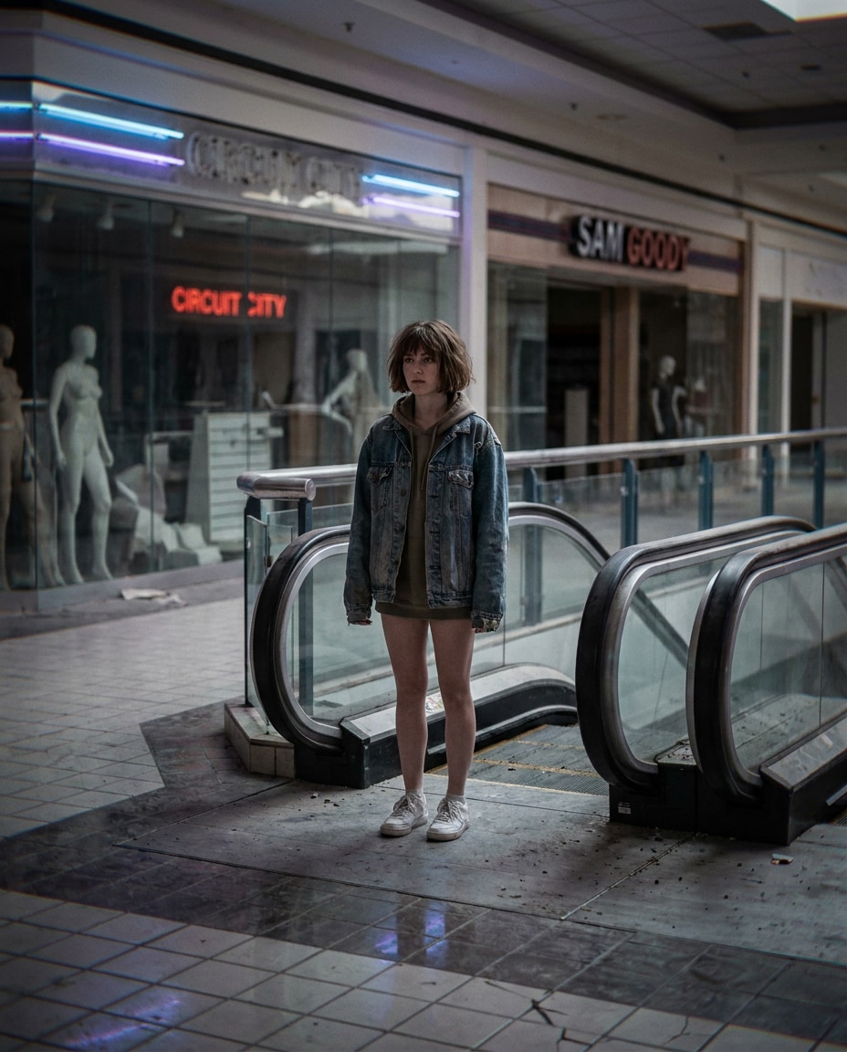 dead mall escalator photo