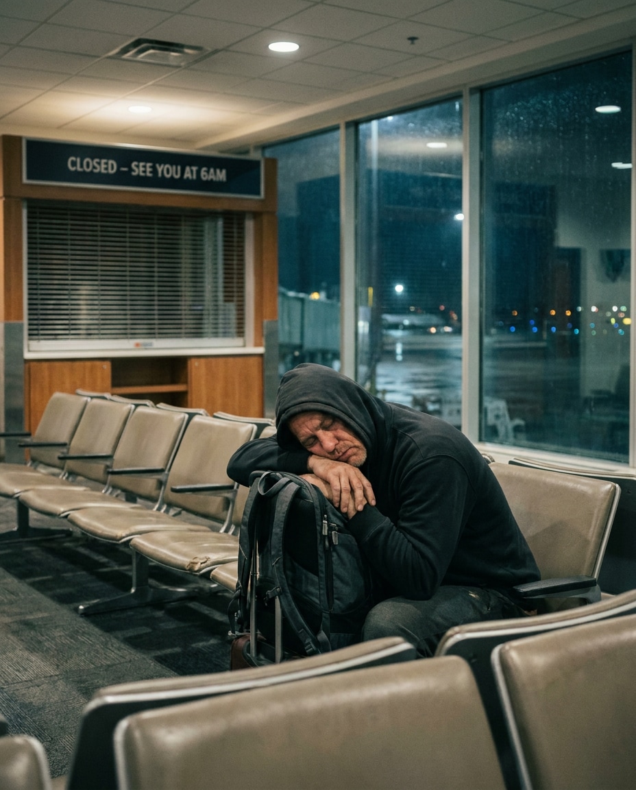 airport gate 3am photo