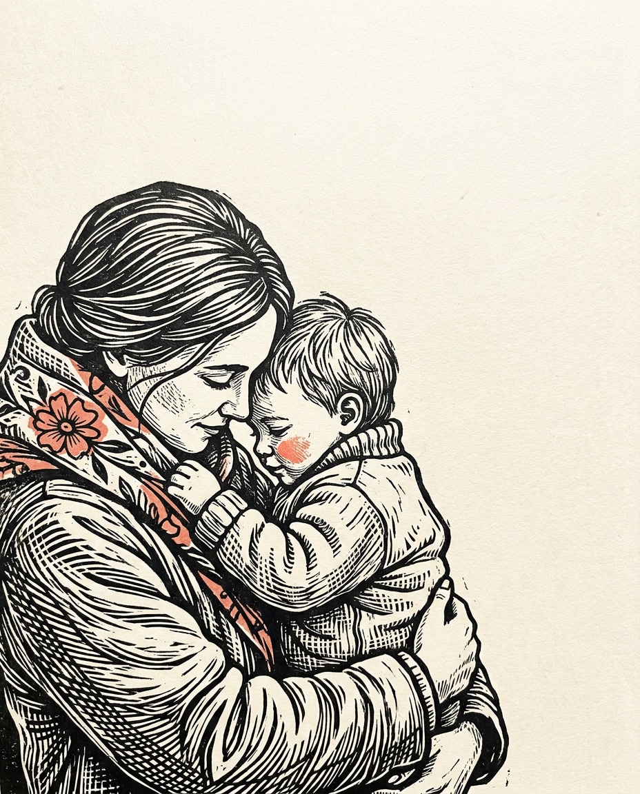 mother and child photo