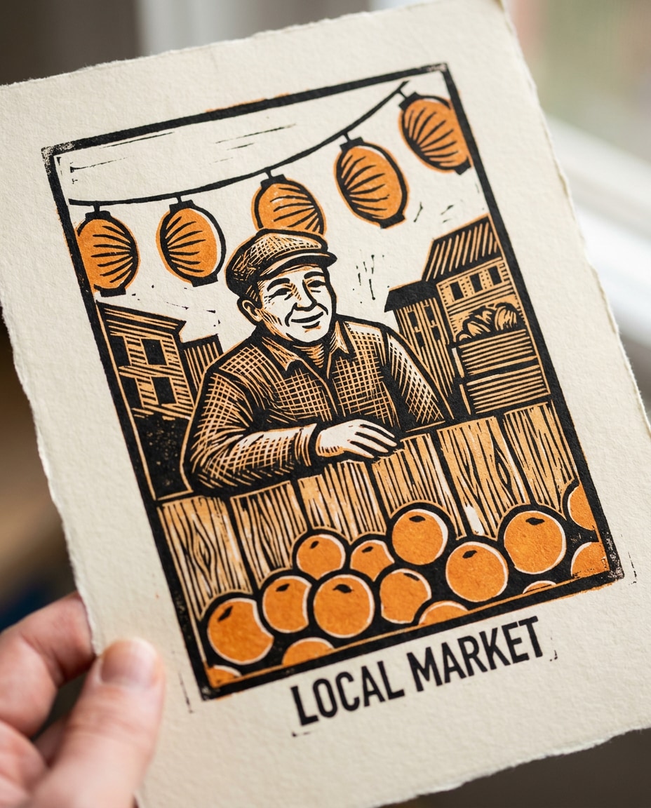 night market vendor photo