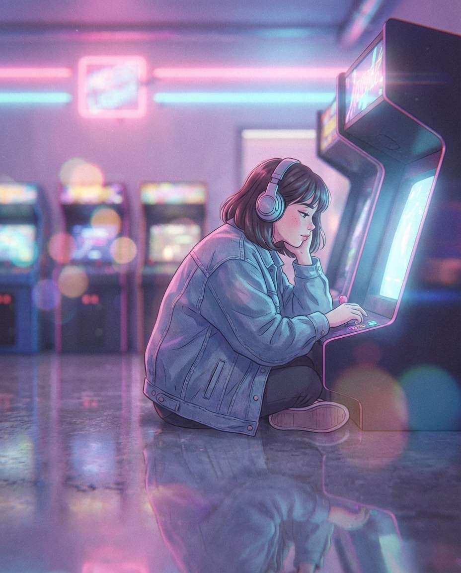 cyber arcade photo